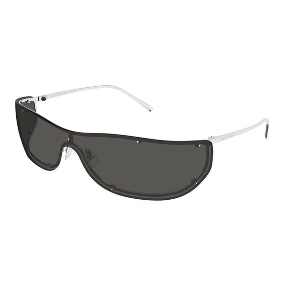 NWT Yves Saint Laurent SL-807 Silver Grey 99mm Sunglasses